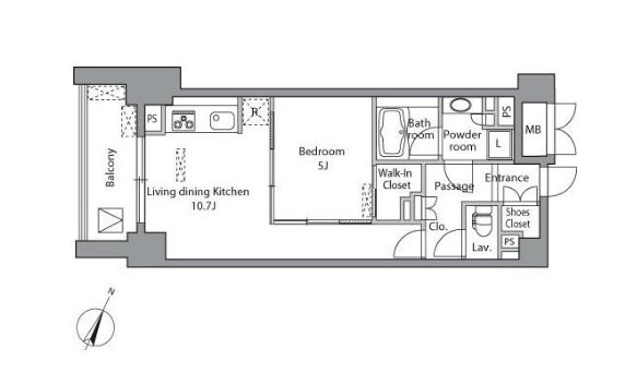 レジディア水道橋 間取り