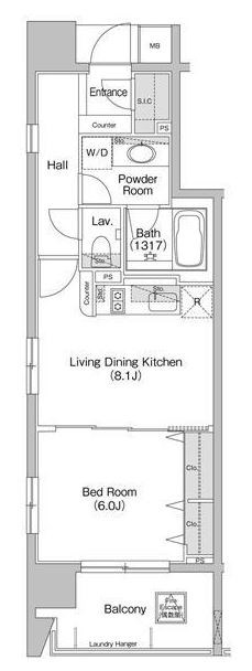 コンフォリア神田神保町  間取り