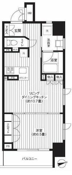 レジディア新御徒町 間取り