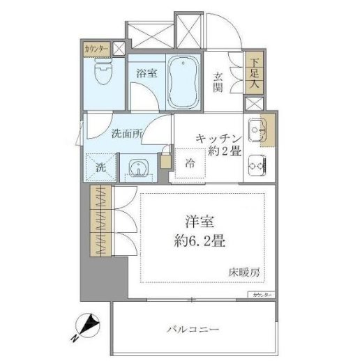 パークリュクス御茶ノ水     間取り