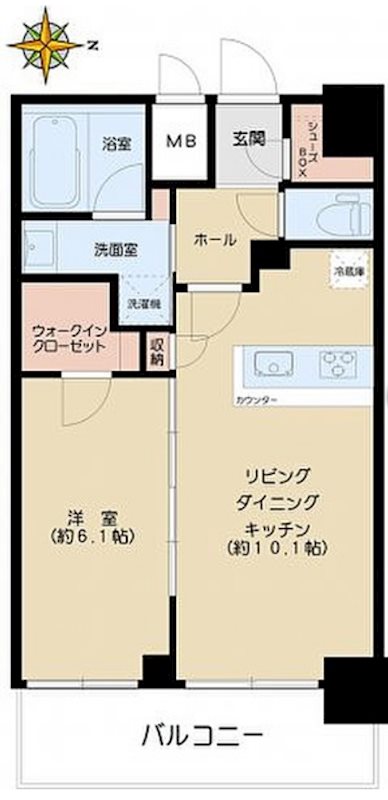ステージグランデ文京白山   803号室 間取り