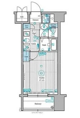 ガラ・ステーション岩本町North 間取り