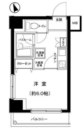 グランフォース早稲田  間取り