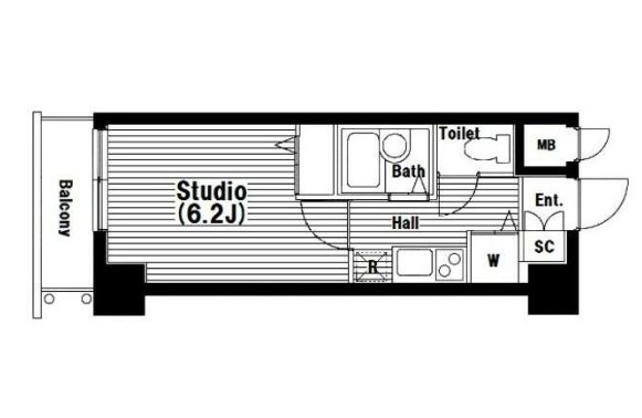 ガラ・ステージ市ヶ谷弐番館 間取り