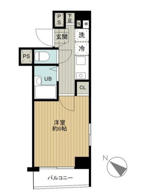 スカイコート文京根津 間取り