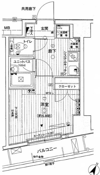 ソアブール日本橋 間取り
