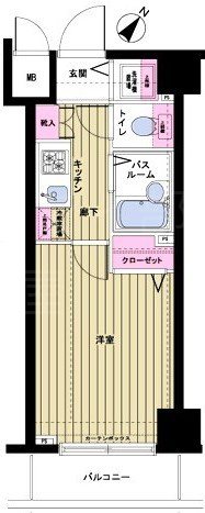 トーシンフェニックス日本橋蛎殻町 間取り