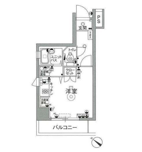 スカイコート東大前壱番館   間取り
