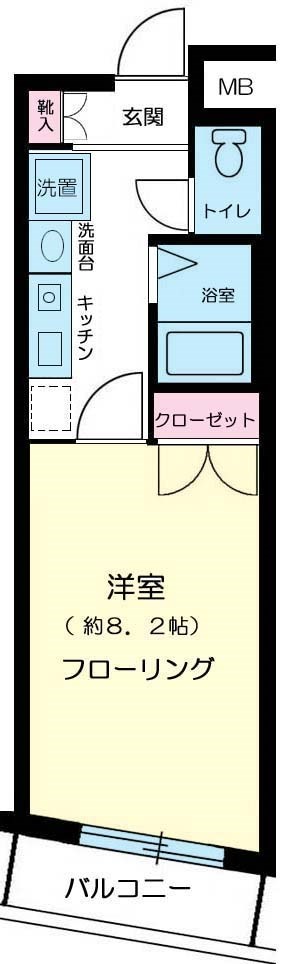 ステージファースト神田   間取り
