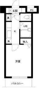 スカイコート神楽坂壱番館   402号室 間取り