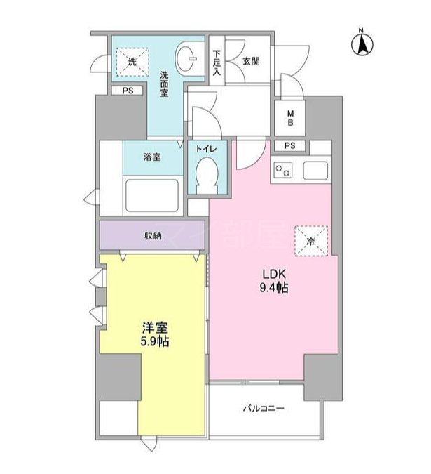 ISSEI Residence 神樂坂    501号室 間取り