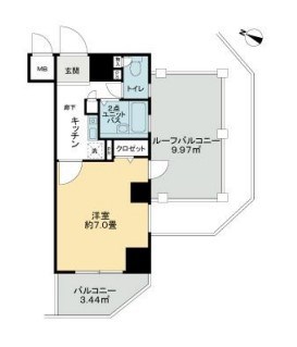 オリオ九段下 間取り