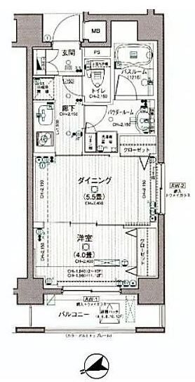 日神デュオステージ浅草橋 間取り