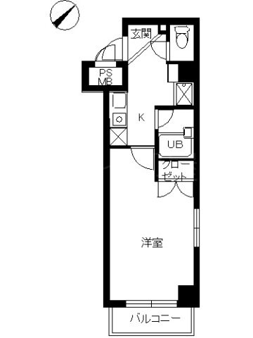 スカイコート日本橋人形町 間取り