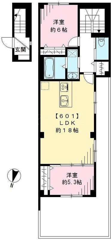 ラシーネ天神下 間取り