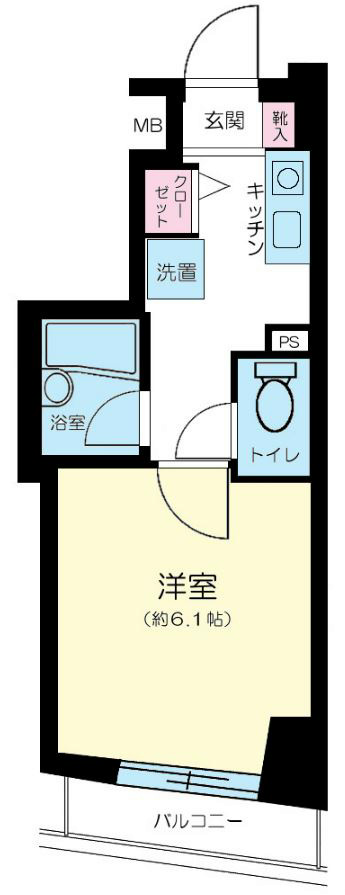 メインステージ本駒込駅前 間取り
