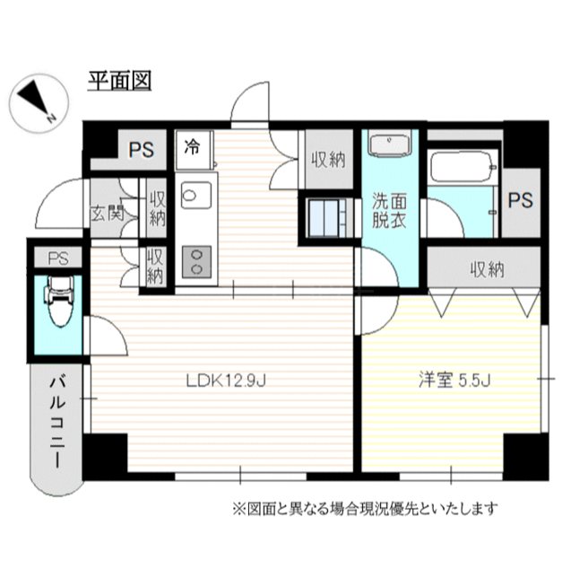 アーバンステージ上野  203号室 間取り