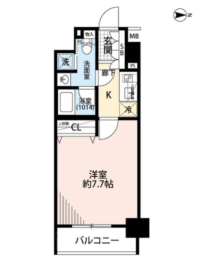 プレールドゥーク京橋 間取り