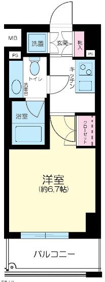 パークプリエ神楽坂 間取り