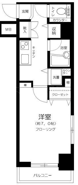 パレステュディオドルチェ日本橋イースト 間取り