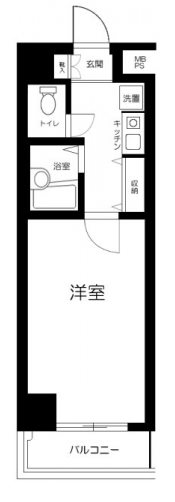 クレアシオン御茶ノ水    901号室 間取り