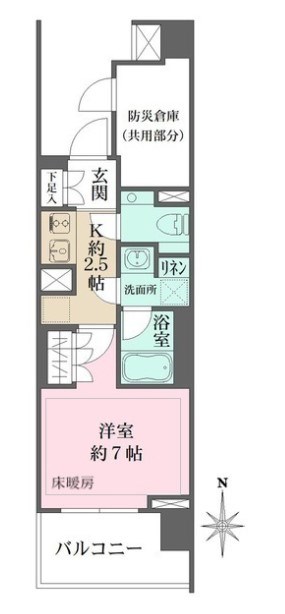 ザ・パークハウス上野池之端レジデンス  間取り