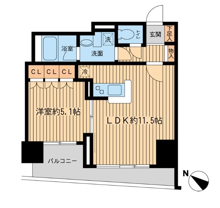 日本橋ファーストレジデンス   間取り