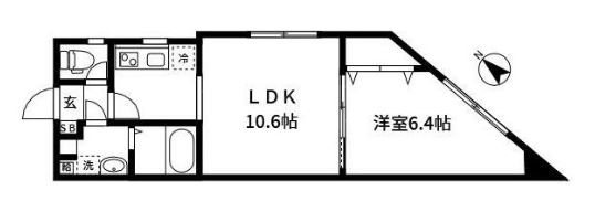 CONFIA東日本橋 間取り