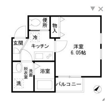 フィオーレ千駄木  間取り