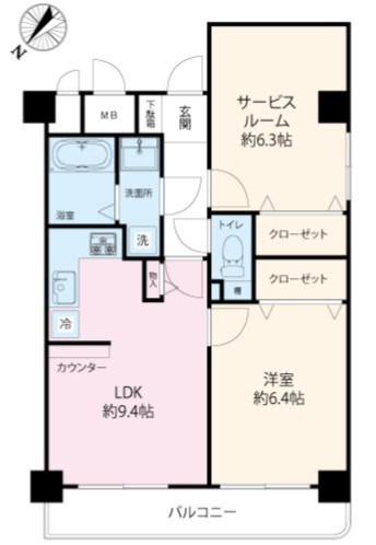 ステージグランデ市谷薬王寺 間取り