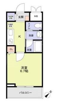 フェリシア文京 間取り