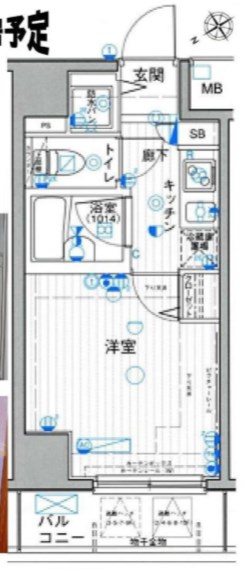 パークウェル千駄木弐番館    間取り