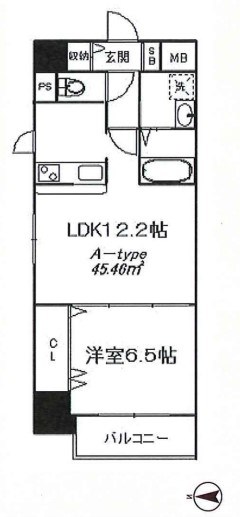 コルテ浅草寿 間取り
