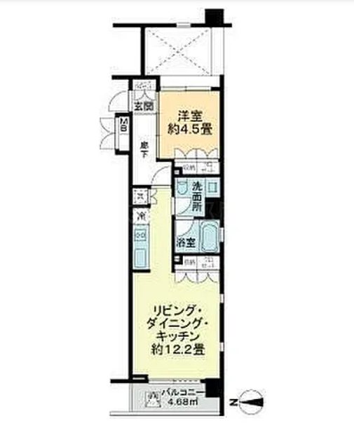 お茶の水ＳＣハウス  602号室 間取り