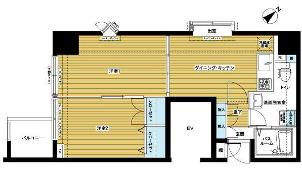 フェニックス日本橋イースト   間取り