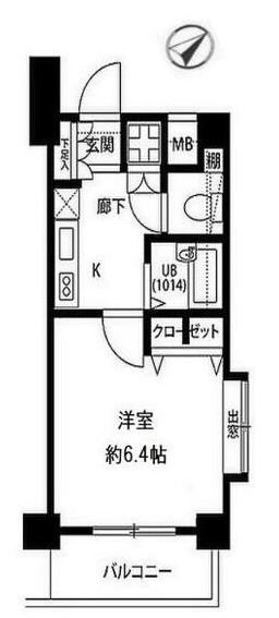 プレールドゥーク文京本駒込    間取り
