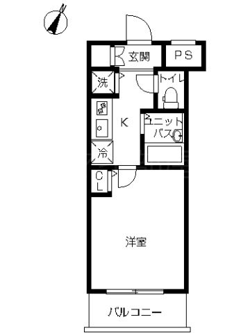 スカイコート文京白山第５ 間取り