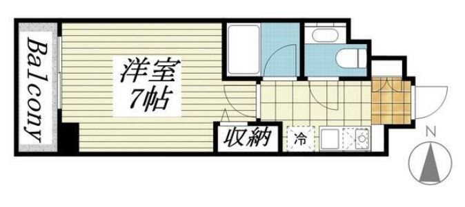 メゾン・ド・ヴィレ市ヶ谷 間取り