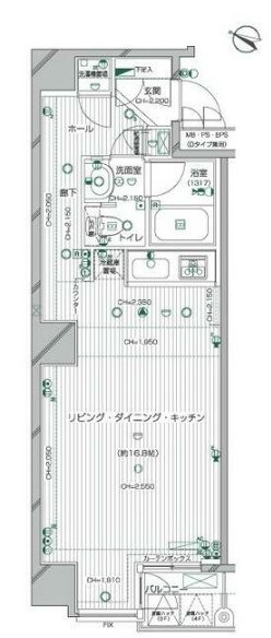 デュオスカーラ兜町 間取り