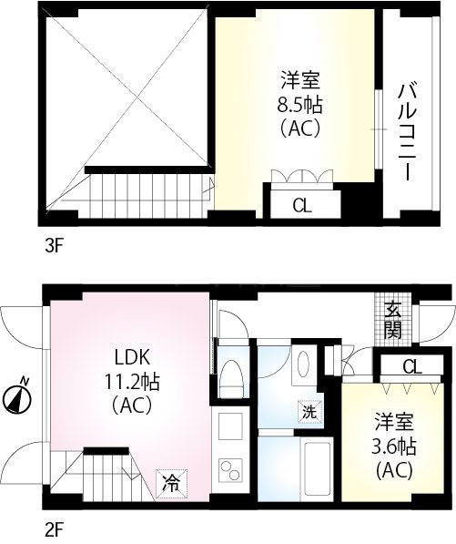 セリシエール神楽坂南町 間取り
