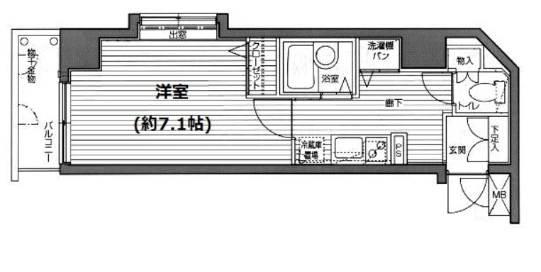 ガラ・ステージ市ヶ谷弐番館 間取り