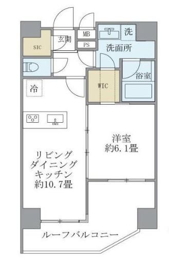 コスモリード御茶ノ水レジデンス 間取り