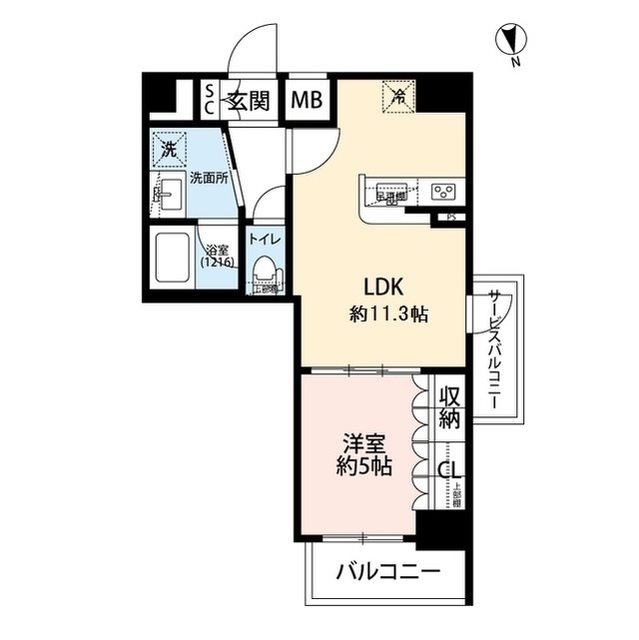 プレール・ドゥーク蔵前Ⅱ 間取り