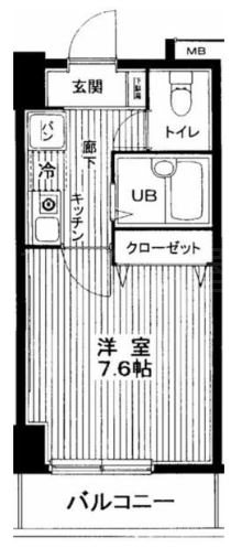 ヴェルト日本橋Ⅱツヴァイト 間取り
