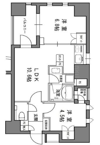 リビオレゾン小石川 間取り
