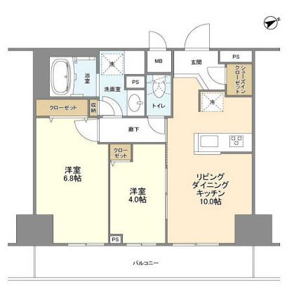 ブレス蔵前 間取り