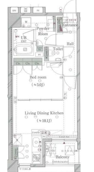 プレシス東神田 間取り