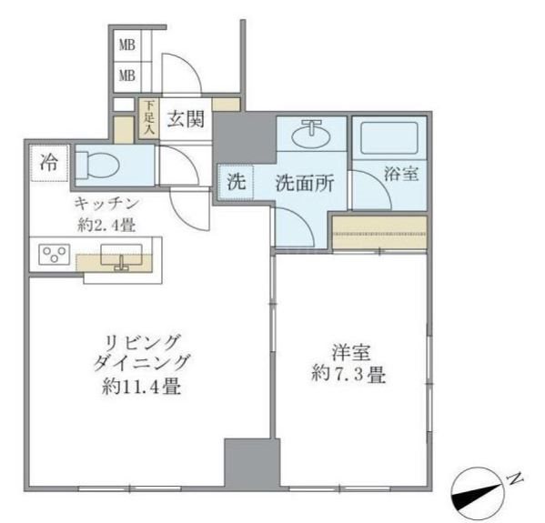KDXレジデンス秋葉原 間取り