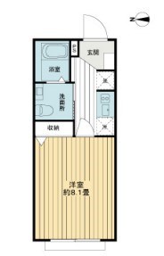タスキスマート神楽坂 間取り