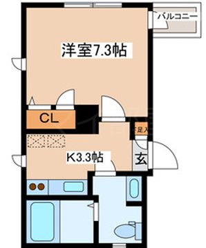 ブリリアント市ヶ谷 間取り